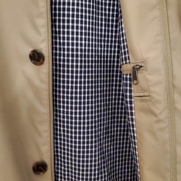 Mens Lands' End Trench Coat - Size Medium (38-40) - Picture 2 of 7